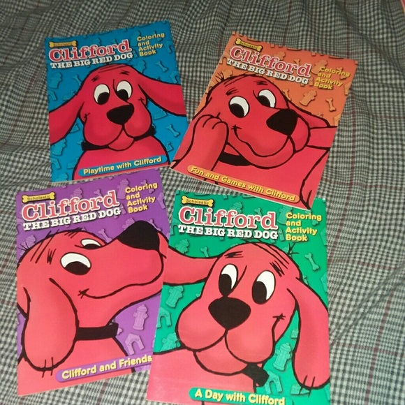 Scholastic Other Set Of 4 Clifford Coloring Activity Books Poshmark Scholastic Other Set Of 4 Clifford Coloring Activity Books Poshmark